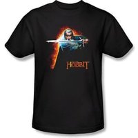 Hobbit Kids Shirt Movie Unexpected Journey Loyalty Fire Black Tee