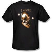 Hobbit Kids Shirt Movie Unexpected Journey Loyalty Hole Black Tee