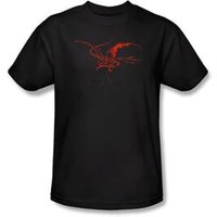 Hobbit Kids Shirt Movie Unexpected Journey Loyalty Smaug Black Tee