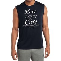 Hope Love Cure Carcinoid Cancer Dry Wicking Sleeveless Shirt