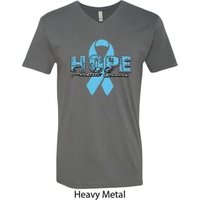 Hope Prostate Cancer Mens V-Neck Shirt