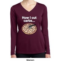 How I Cut Carbs Ladies Dry Wicking Long Sleeve Shirt