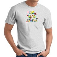I'm With Stupid T-Shirt - Funny Two Ways Adult Ash Tee Shirt