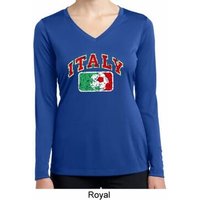 Italy Ladies Dry Wicking Long Sleeve Shirt