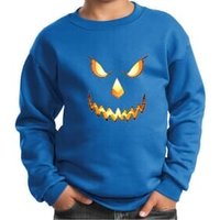 Kids Sweatshirt Pumpkin Head Sweat Shirt
