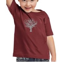 Kids Yoga Shirt Grey Tree of Life Toddler Tee T-Shirt