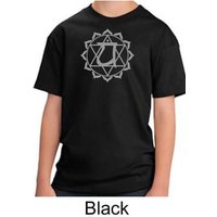 Kids Yoga T-shirt Anahata Heart Chakra Youth Tee Shirt