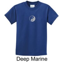 Kids Yoga T-shirt Yin Yang Meditation Youth Tee Shirt