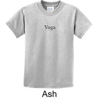 Kids Yoga T-shirt Yoga Logo Meditation Youth Tee Shirt