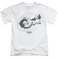 Kung Fu Panda 3 Kids Shirt Face Off White T-Shirt
