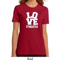 Ladies Gymnastics Shirt Love Gymnastics Organic Tee T-Shirt