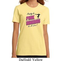 Ladies Gymnastics Shirt Pretty in Pink Organic Tee T-Shirt