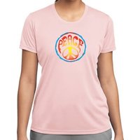 Ladies Peace Shirt Psychedelic Peace Moisture Wicking Tee T-Shirt