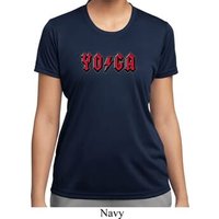 Ladies Shirt Classic Rock Yoga Moisture Wicking Tee T-Shirt