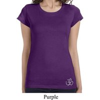 Ladies Shirt Hindu Patch Bottom Print Longer Length Tee T-Shirt