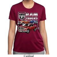 Ladies Shirt Ram Trucks Moisture Wicking Tee T-Shirt
