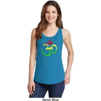 Ladies Yoga Rasta Aum Tank Top