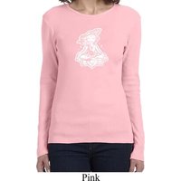 Ladies Yoga Shirt Krishna Long Sleeve Tee T-Shirt