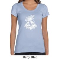 Ladies Yoga Shirt Krishna Scoop Neck Tee T-Shirt