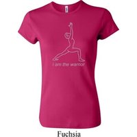 Ladies Yoga Shirt Line Warrior Crewneck Tee T-Shirt