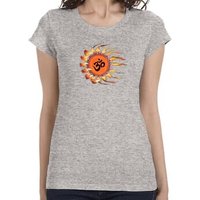 Ladies Yoga Shirt Ohm Sun Longer Length Tee T-Shirt