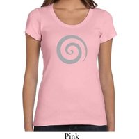 Ladies Yoga Shirt Vortex Scoop Neck Tee T-Shirt