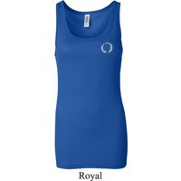 Ladies Yoga Tanktop Enso Pocket Print Longer Length Tank Top