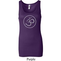 Ladies Yoga Tanktop Thin OM Longer Length Tank Top