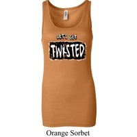 Ladies Yoga Tanktop Twisted Longer Length Tank