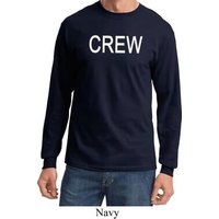 Mens Crew Long Sleeve Shirt