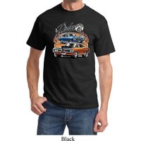 Mens Dodge Tee Blue and Orange Super Bee T-shirt
