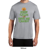 Mens Halloween Shirt Give Me Candy Moisture Wicking Tee T-Shirt