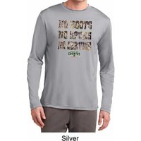 Mens Mossy Oak No Boots No Spurs No Service Dry Wicking Long Sleeve