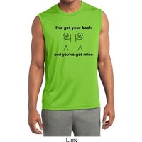 Mens Shirt I've Got Your Back Sleeveless Moisture Wicking Tee T-Shirt