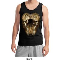 Mens Snake Tanktop Big Cobra Snake Face Tank Top
