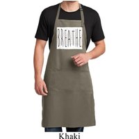 Mens Yoga Apron Breathe Full Length Apron with Pockets