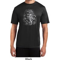 Mens Yoga Shirt 3D Ganesha Darks Moisture Wicking Tee