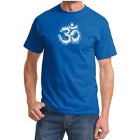 Mens Yoga Shirt OM Tie Dye Tee T-Shirt