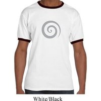 Mens Yoga Shirt Vortex Ringer Tee T-Shirt