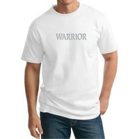 Mens Yoga Shirt Warrior Text Tall Tee T-Shirt