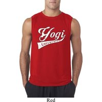 Mens Yoga Shirt Yogi University Sleeveless Tee T-Shirt