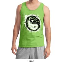 Mens Yoga Tanktop Yin Yang Sun Tank Top