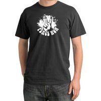 Peace Shirt Peace Now Retro Pigment Dyed Tee Dark Smoke