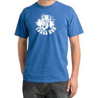 Peace Shirt Peace Now Retro Pigment Dyed Tee Medium Blue
