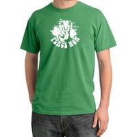 Peace Shirt Peace Now Retro Pigment Dyed Tee Piper Green