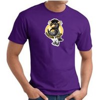 PENGUIN POWER Athletic Gym Workout T-shirt - Purple