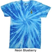 Pineapple Patch Pocket Print Twist Tie Dye Shirt