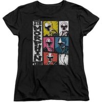 Power Rangers Ninja Steel Womens Shirt Morphin Time Black T-Shirt