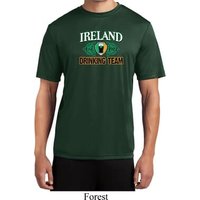 St Patrick's Day Ireland Drinking Team Mens Moisture Wicking Shirt