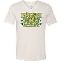 St Patricks Day Irish Today Hungover Tri Blend V-neck